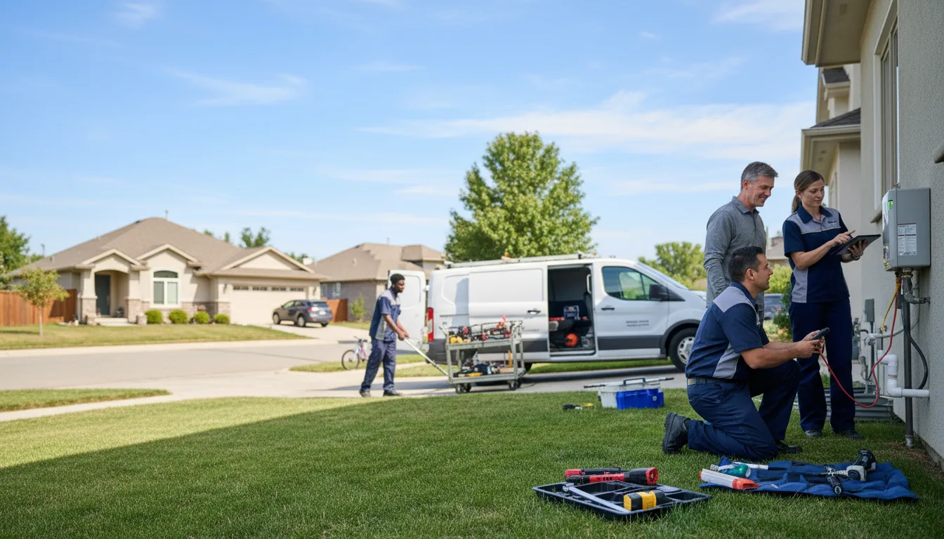 Tankless water heater service in Sherman, TX